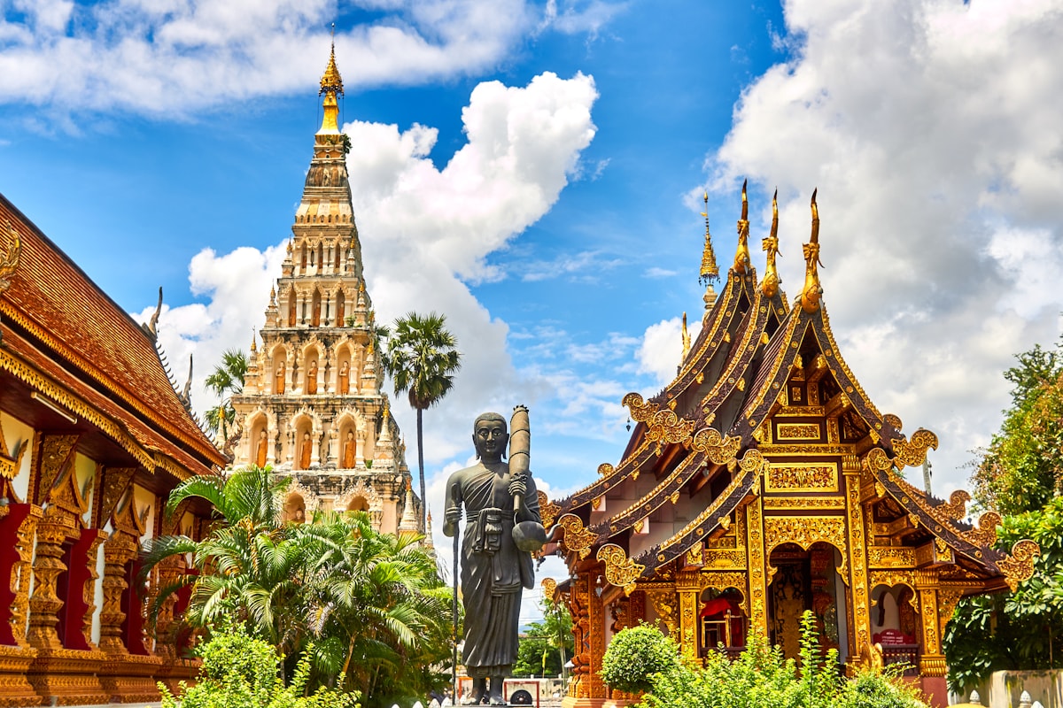 Thailand Bangkok temple street food culture